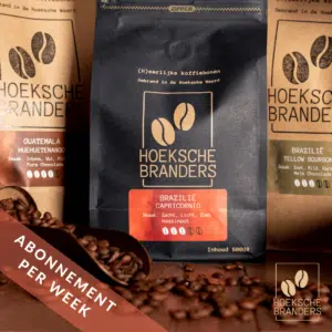 Koffie abonnement per week