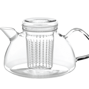 Glazen theepot met filter
