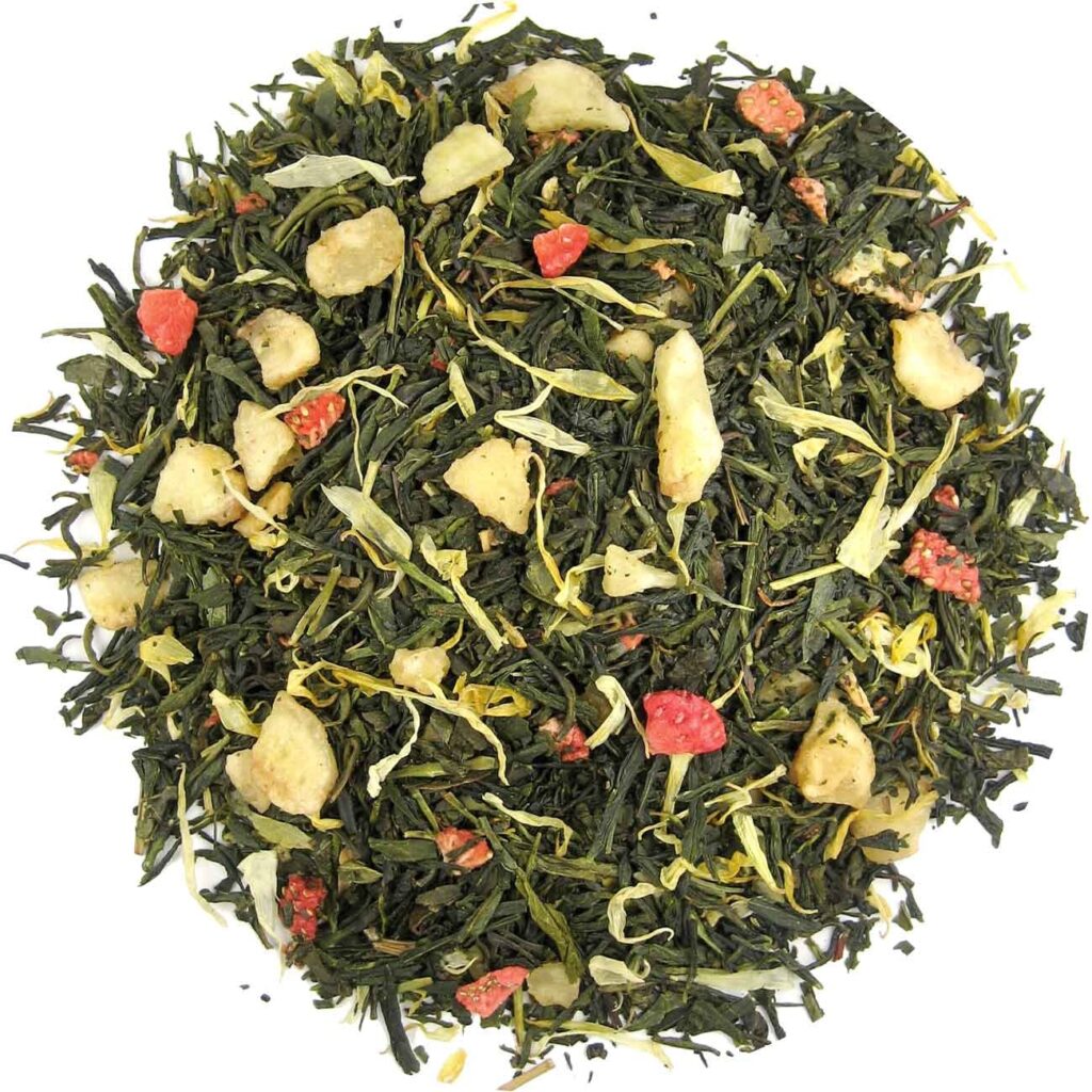 Groene thee straatje van Vermeer