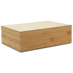 Bamboe naturel theedoos gesloten