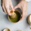 Matcha en whisk