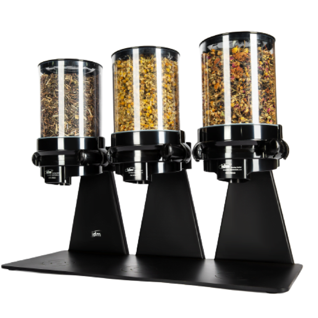 IDM Theedispenser 3x1,5Liter DMPC3-1.5L op voet vooraanzicht