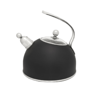 Zwarte Fluitketel van RVS