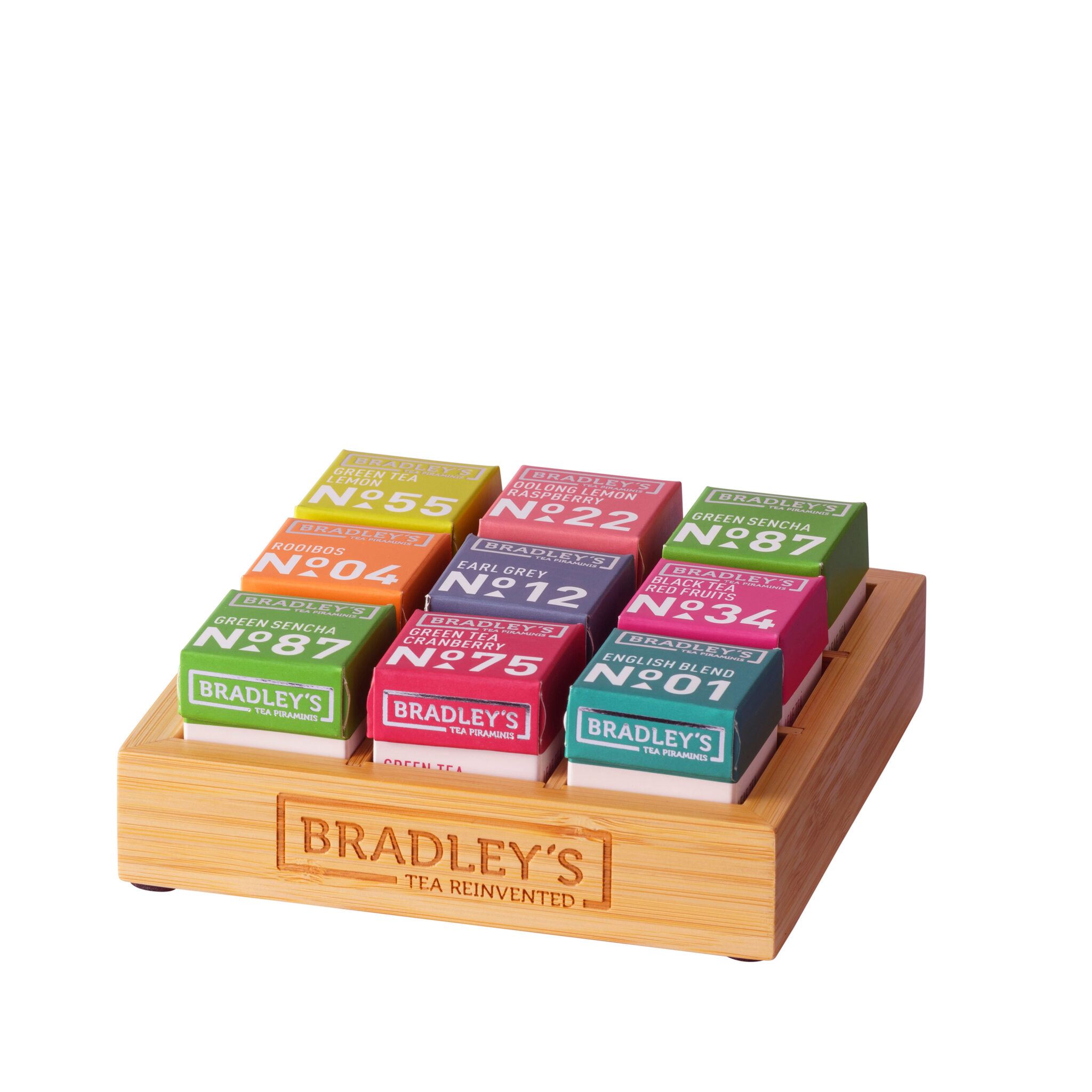 Bradlye's Theedoos piramini's 9 vaks