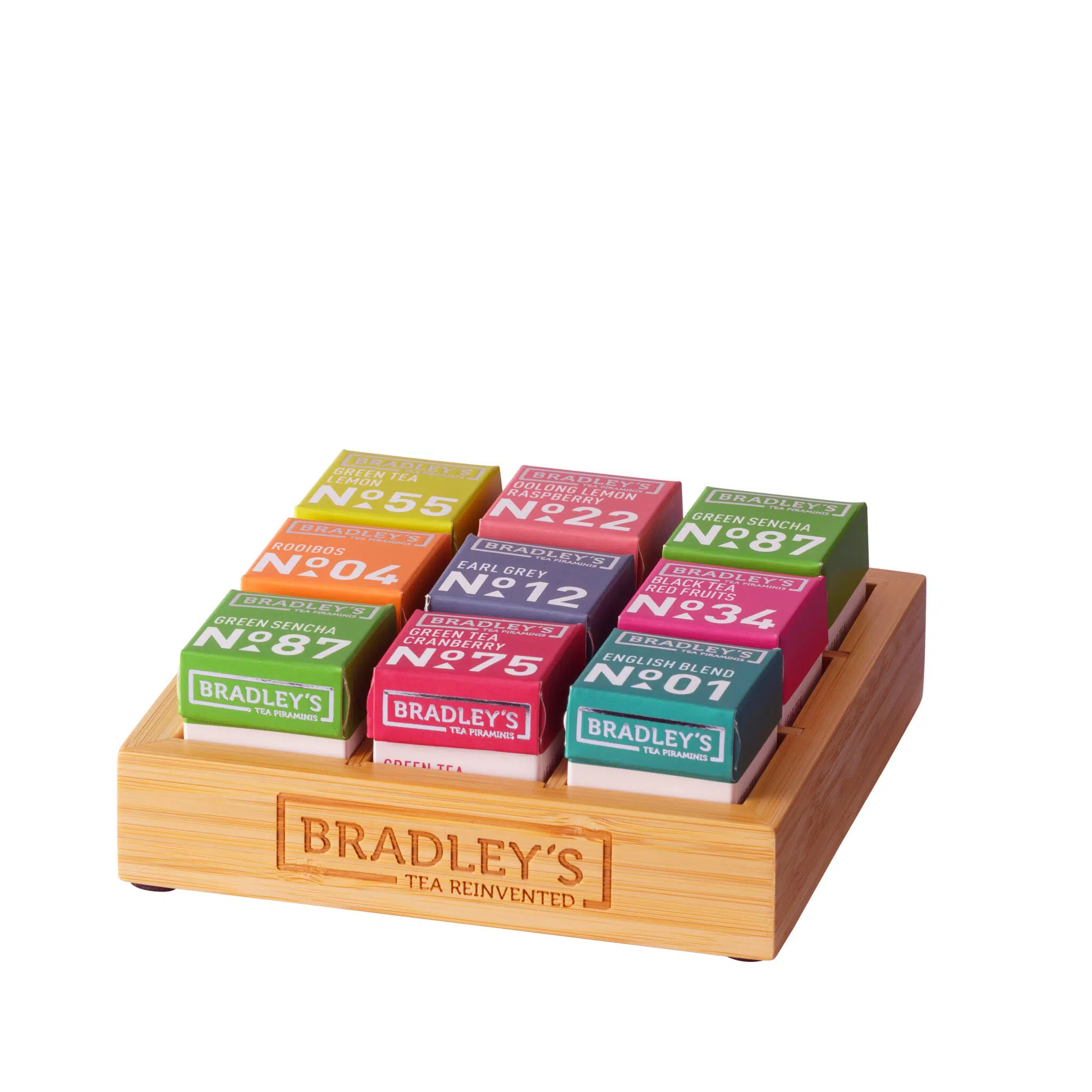 Bradlye's Theedoos piramini's 9 vaks